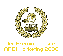 1er Premio Website AFCI Marketing 2008